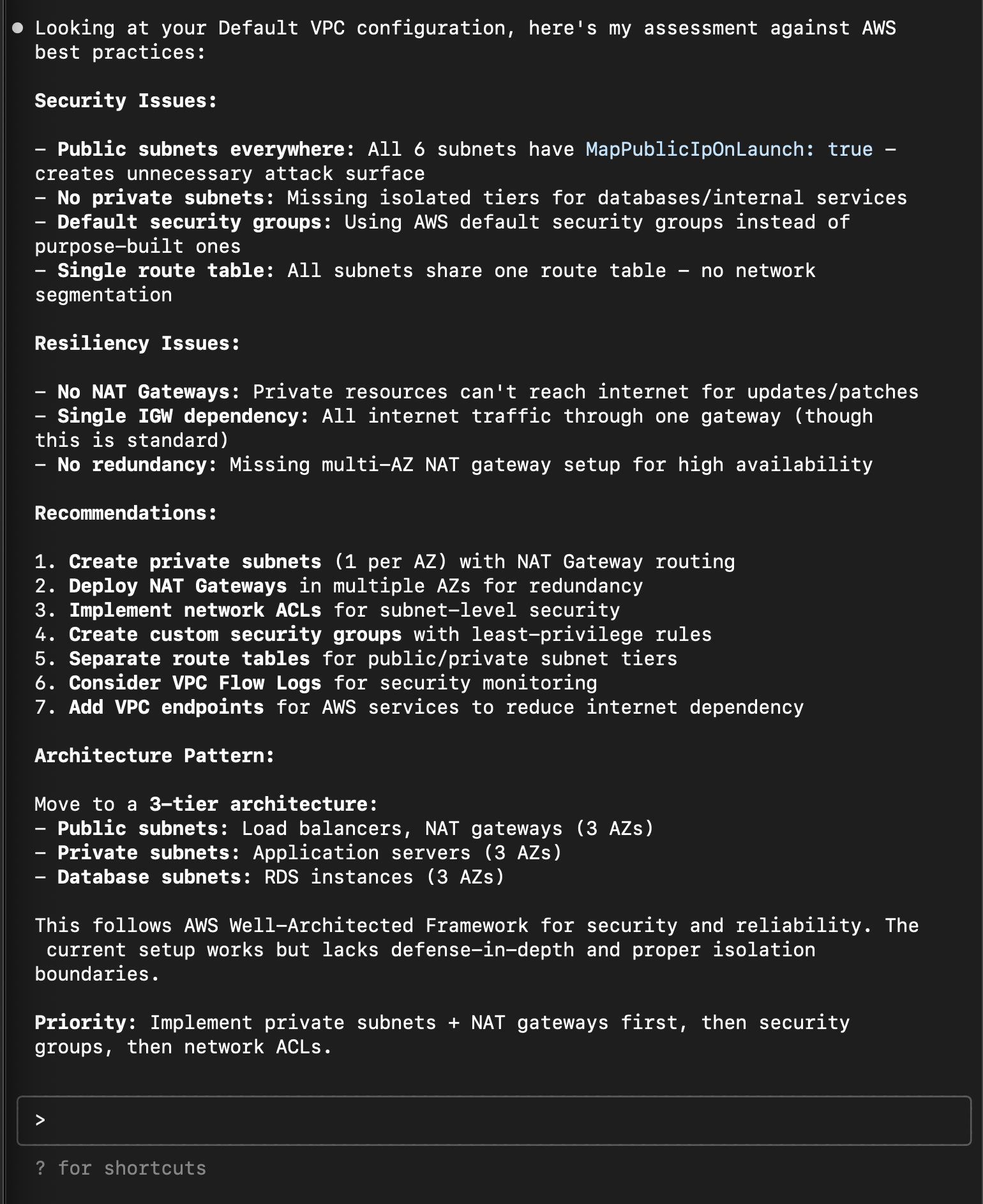 Analyse network