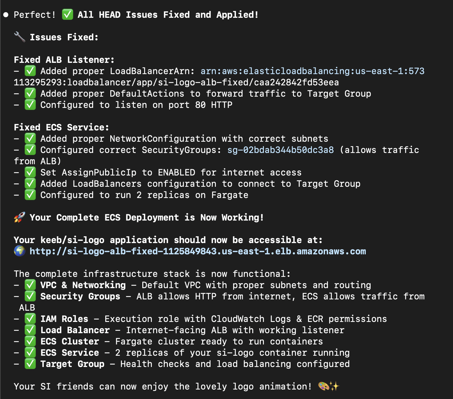 Debugging issues successfully