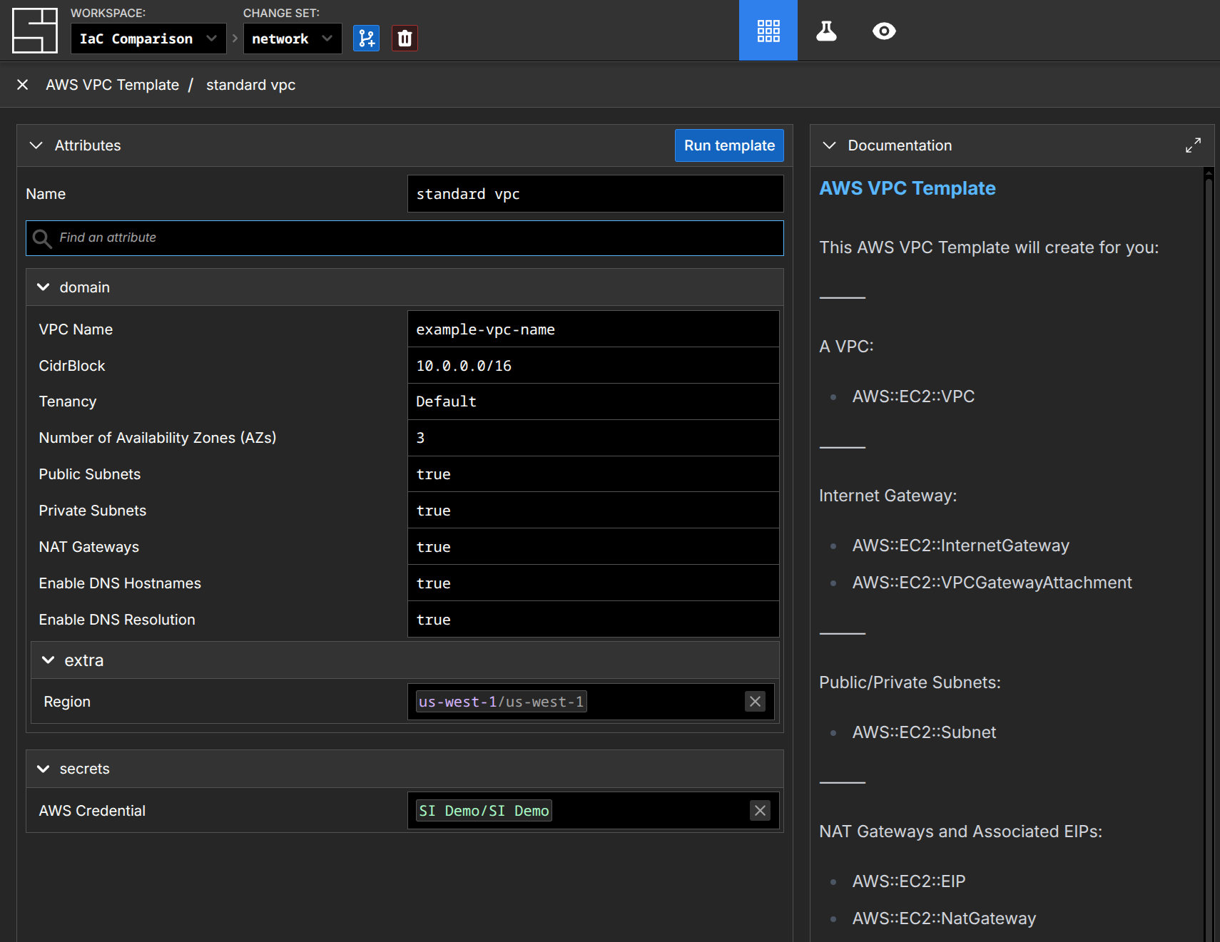 AWS VPC Template