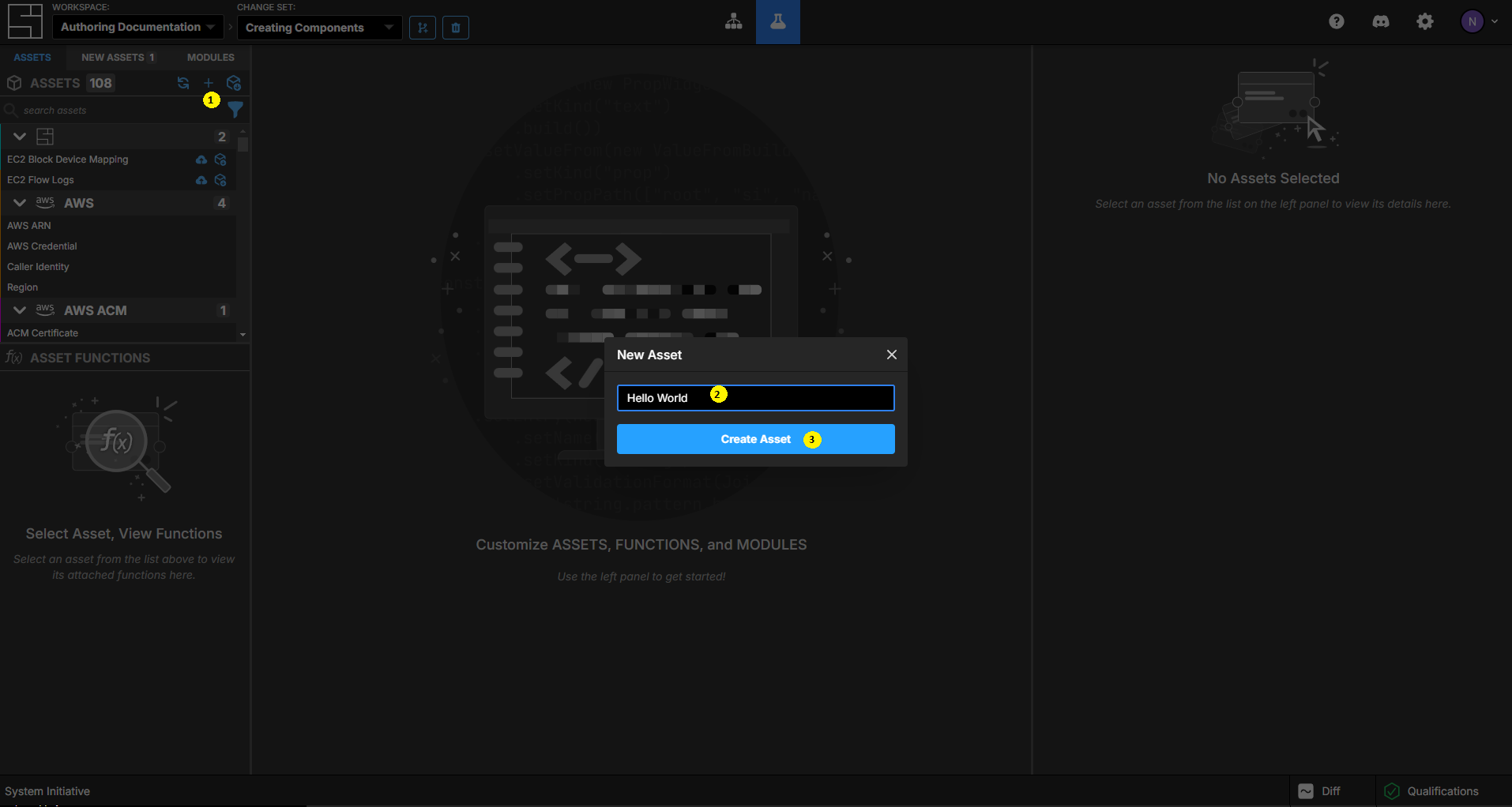 Create a new Hello World Component