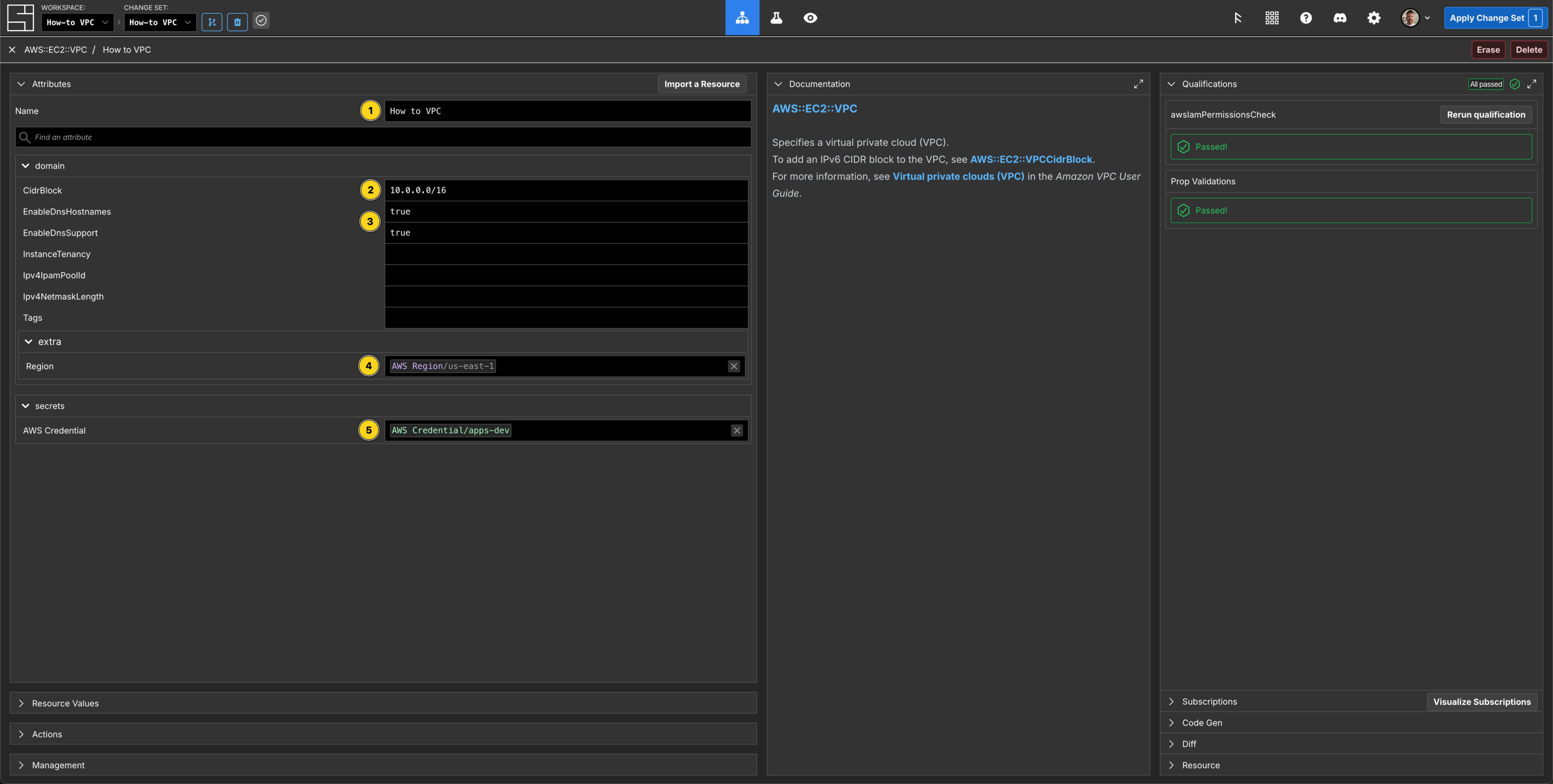 Create a VPC Component