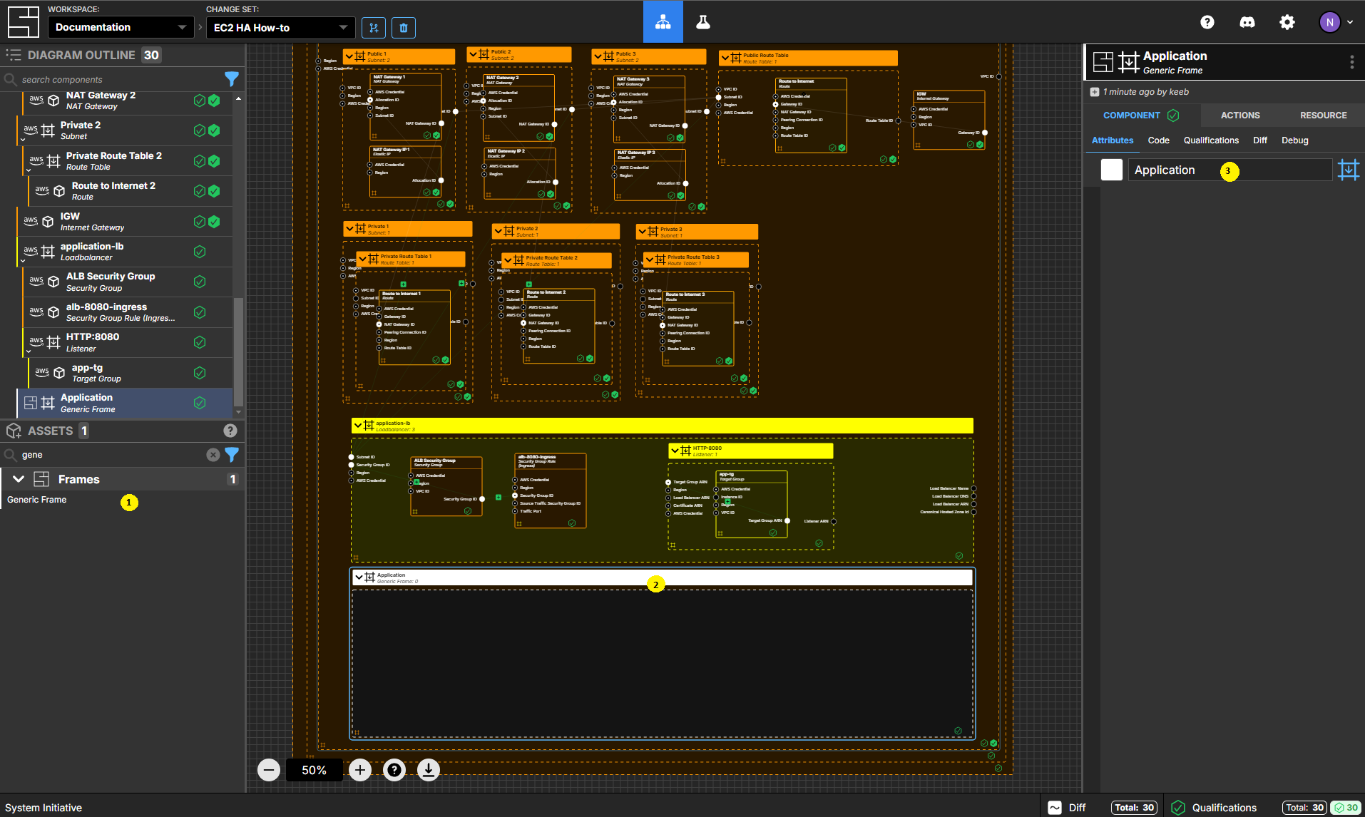 Create Application Frame