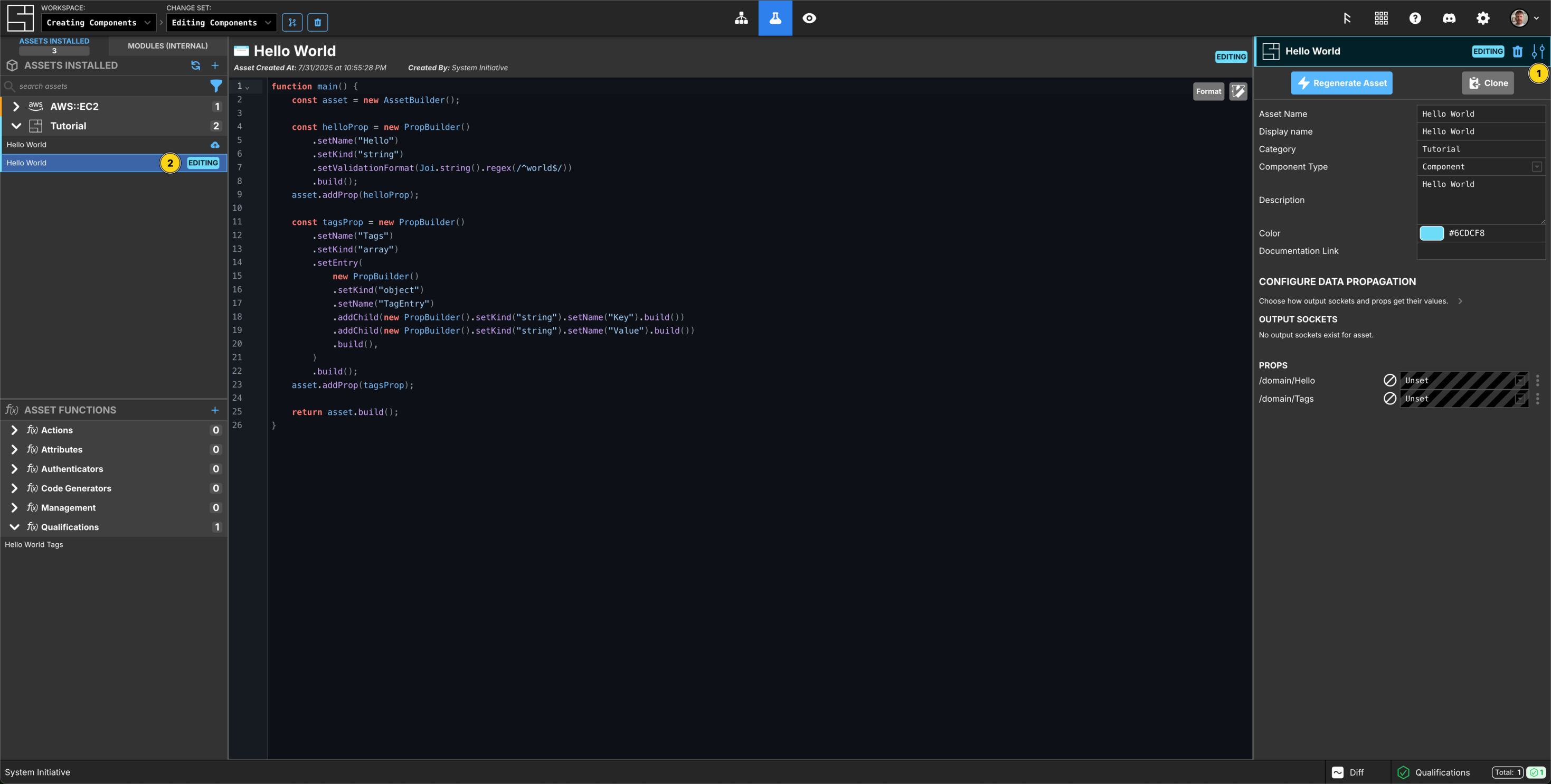 Editable Asset