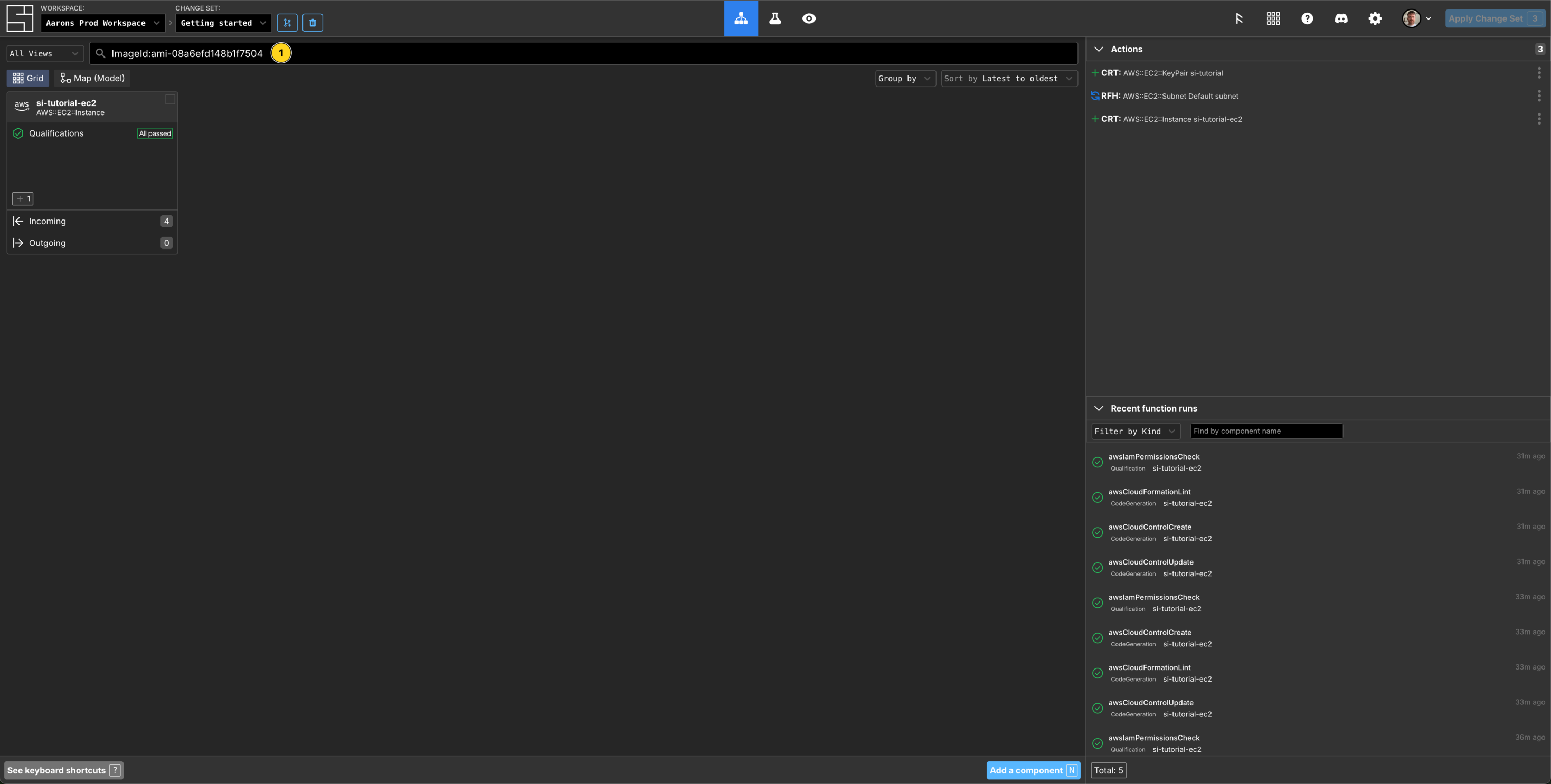 Search for a component with a specific property