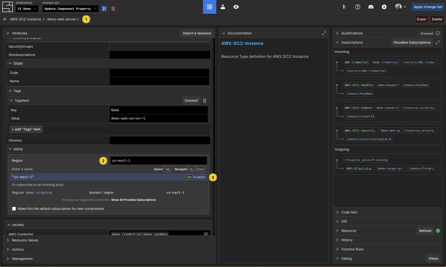 Setting an attribute