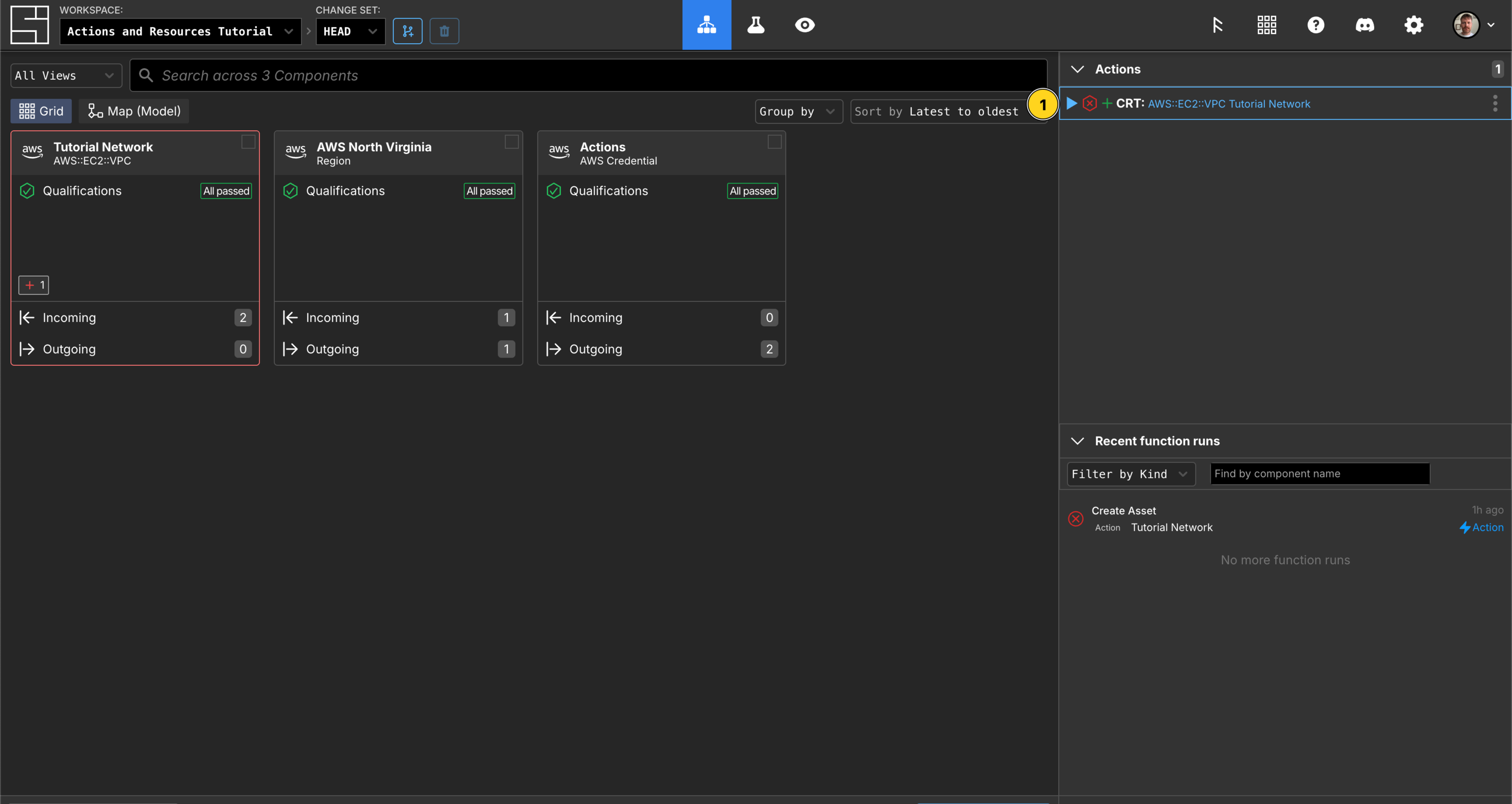 Try to create the VPC again