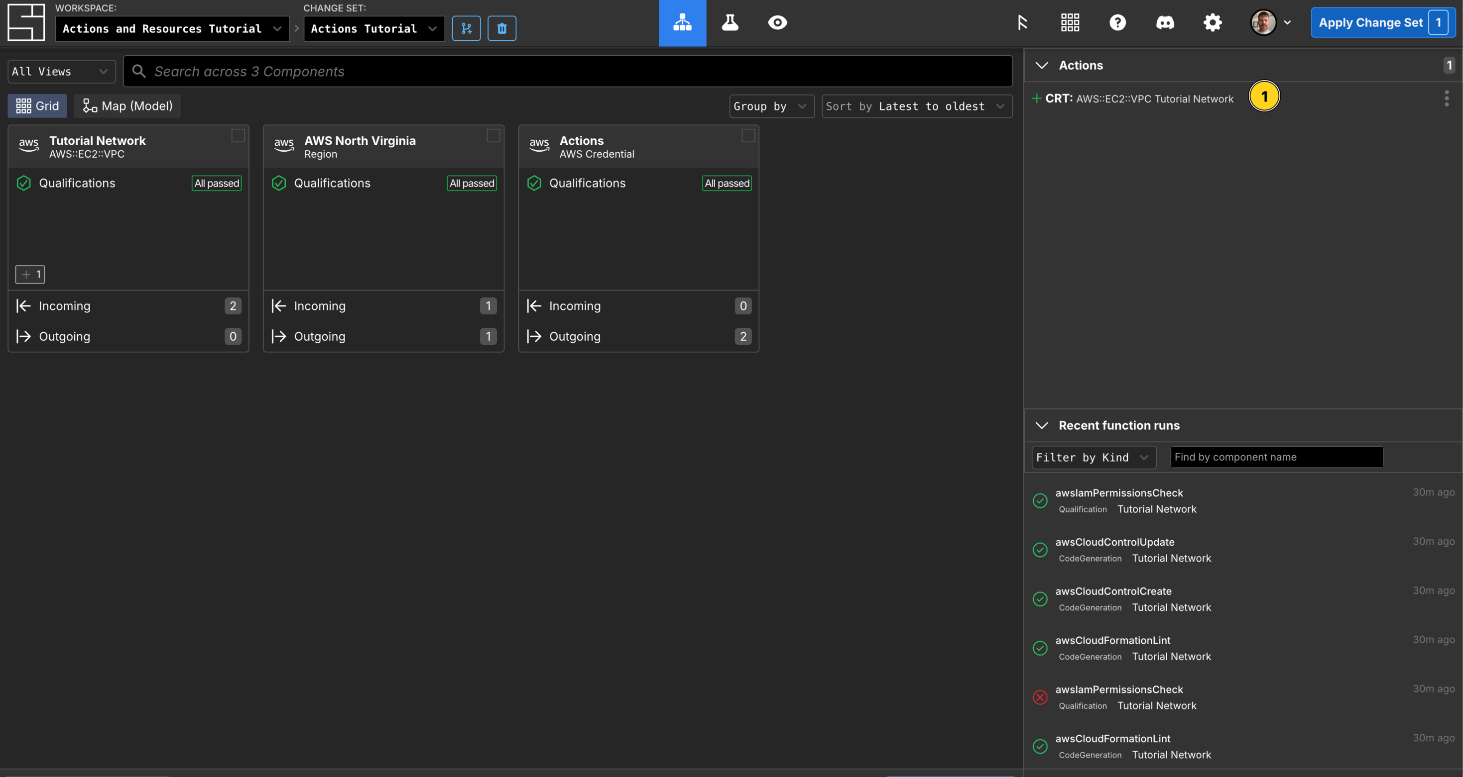 Pending VPC Create Action